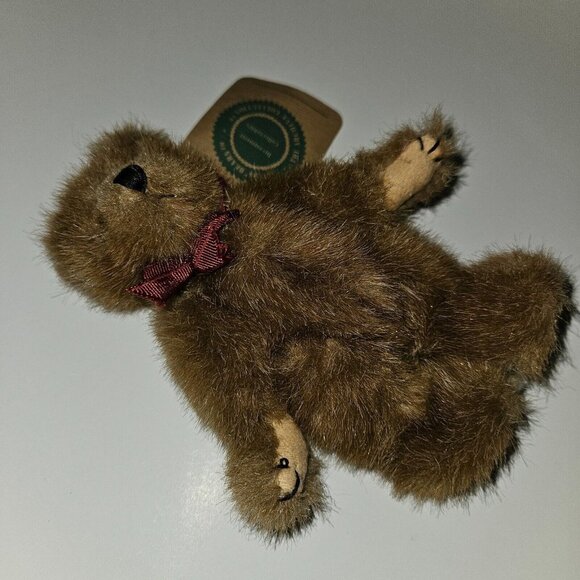 Boyds Bear Archive Collection Plush Small 6" Brown Teddy Jointed #1364 - Picture 5 of 6